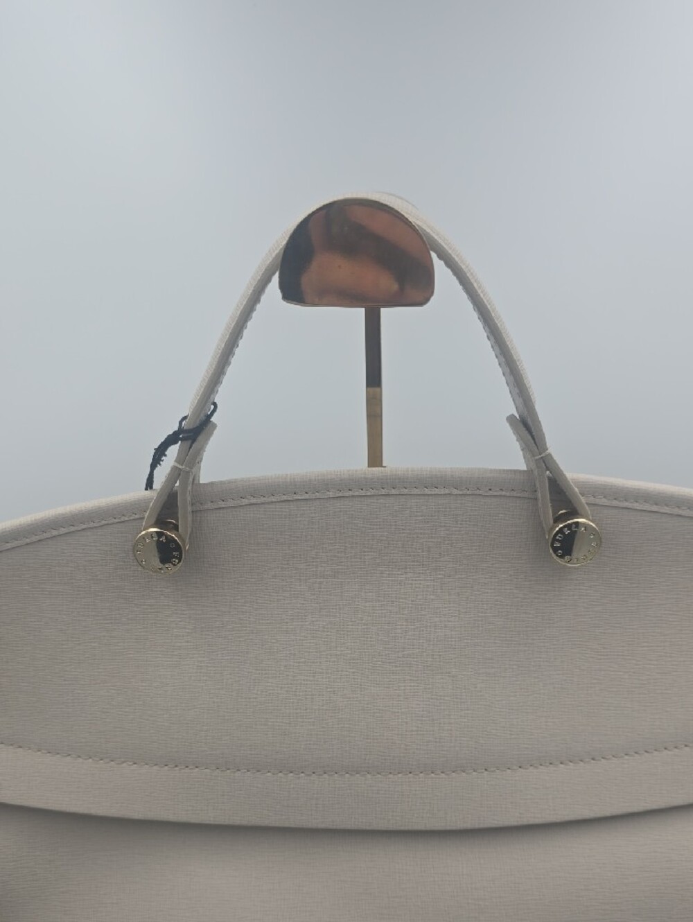 Furla Piper Top Handle Beige Medium Satchel/Dome Bag W Gold Hardware  (NWT)✨️🤍✨ - Picture 5 of 15